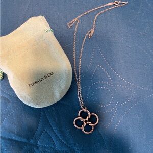 Tiffany & Co. Silver Four-Leaf Necklace